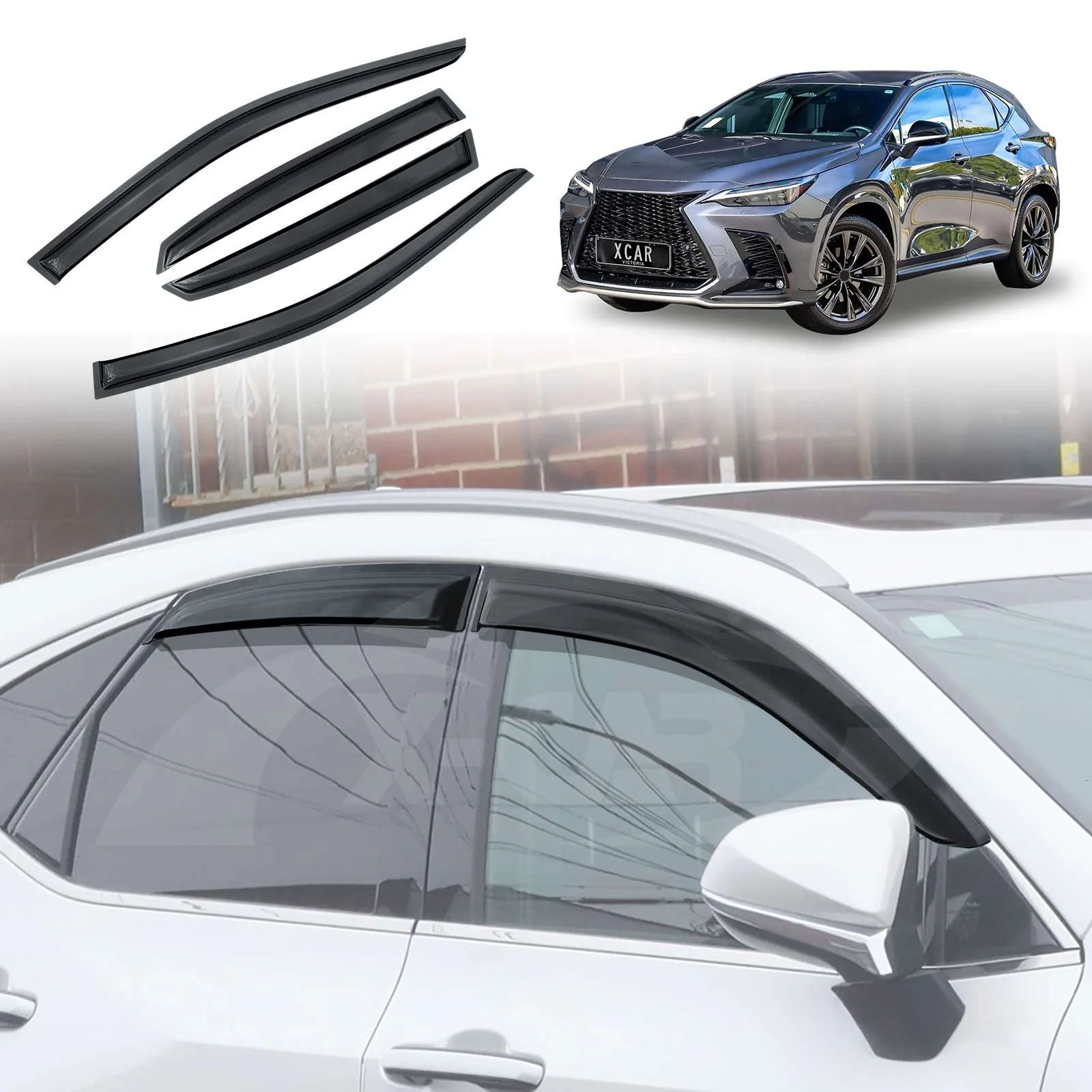 Weathershields for Lexus NX250 NX350 NX350h NX450h 2022-Onwards - Image 14