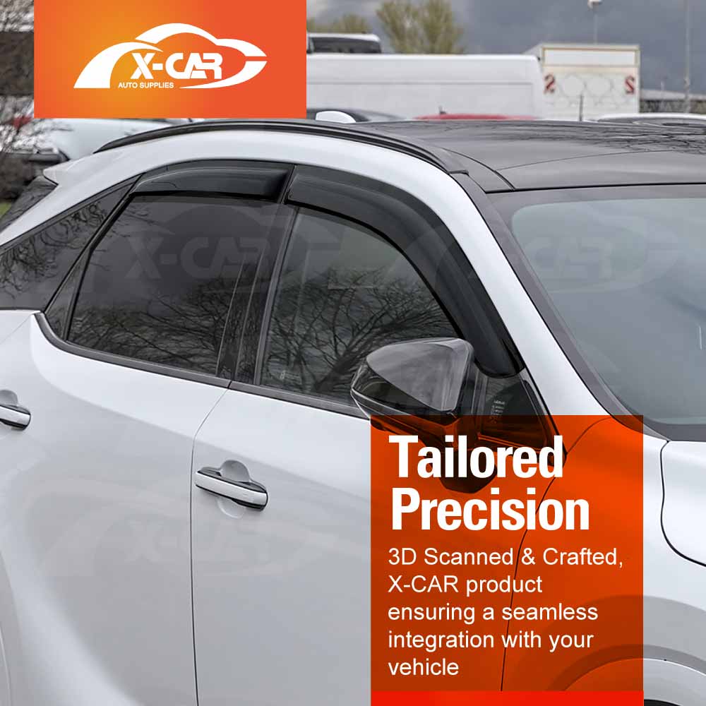 WeatherShields for Lexus RX RX350 RX500 2022-Onwards Car Weather Shields Wind Deflectors Sun Visors - Image 8