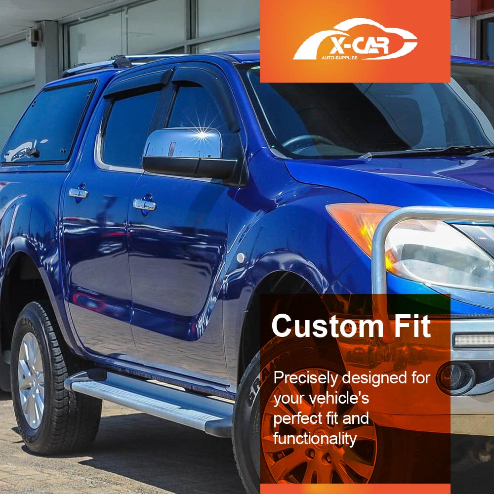 Weathershields for Mazda BT-50 BT50 Dual Cab UP UR Series 2011-2020 Car Weather Shields Wind Deflectors Sun Visors - Image 3