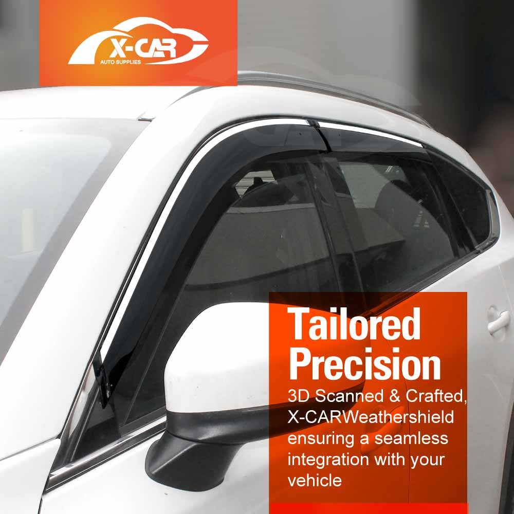 Weathershields for Mazda CX8 CX-8 2018-2024 Car Weather Shields Wind Deflectors Sun Visors - Image 7