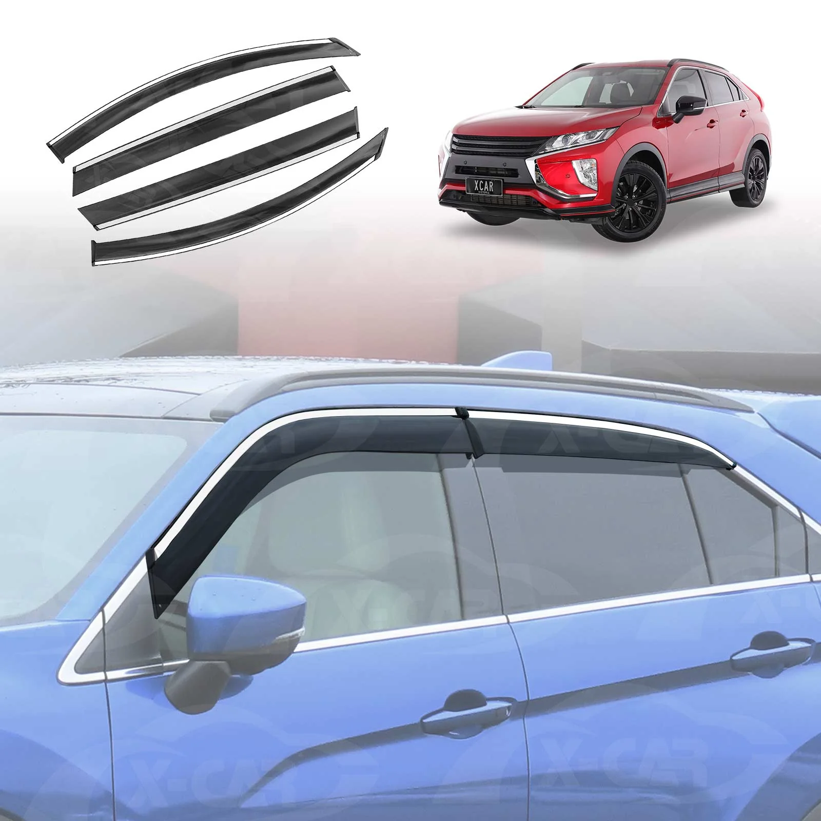 Weathershields for Mitsubishi Eclipse Cross 2017-2020 Car Weather Shields