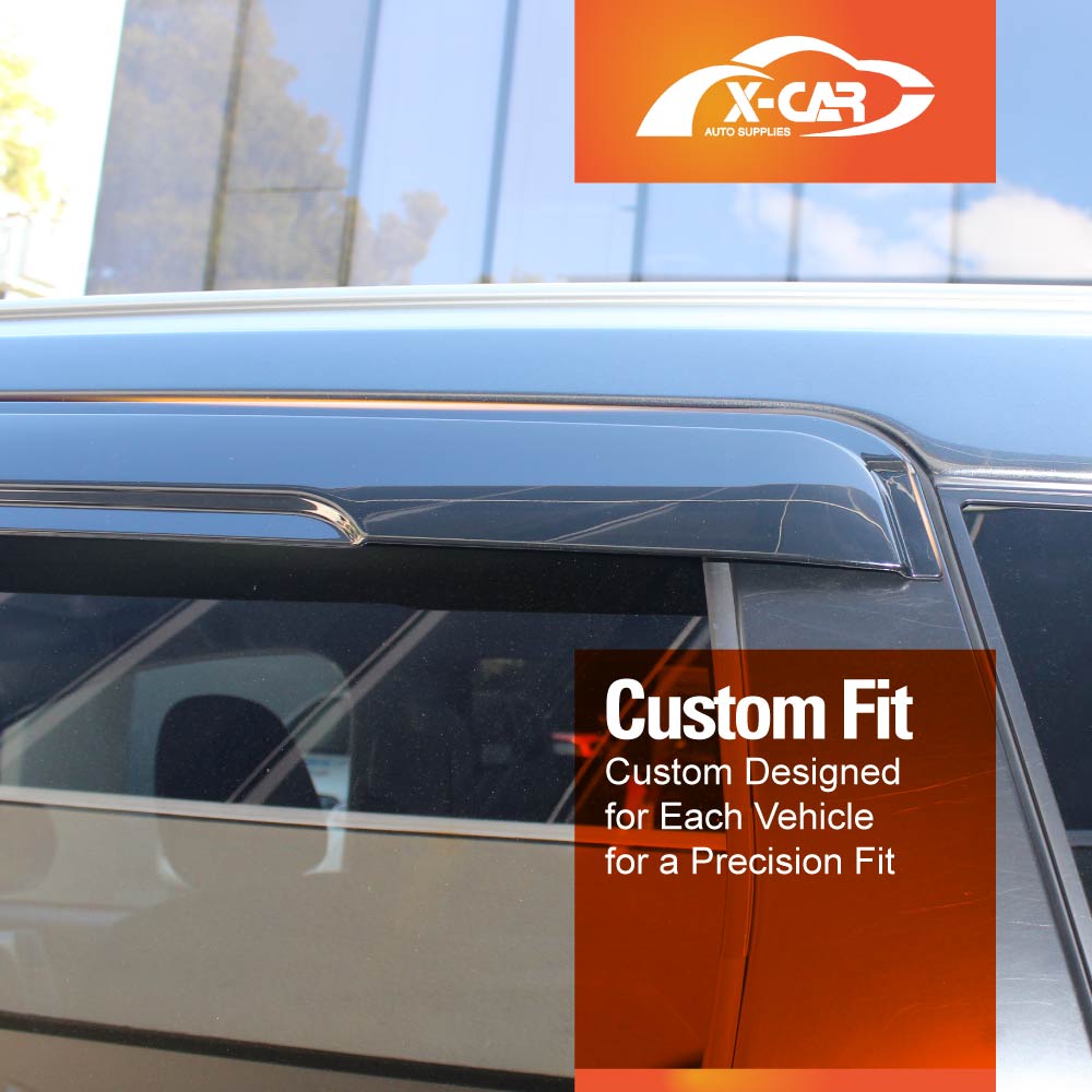 Weathershields for Mitsubishi Pajero Sport 2015-2025 Car Weather Shields Wind Deflectors Sun Visors - Image 3