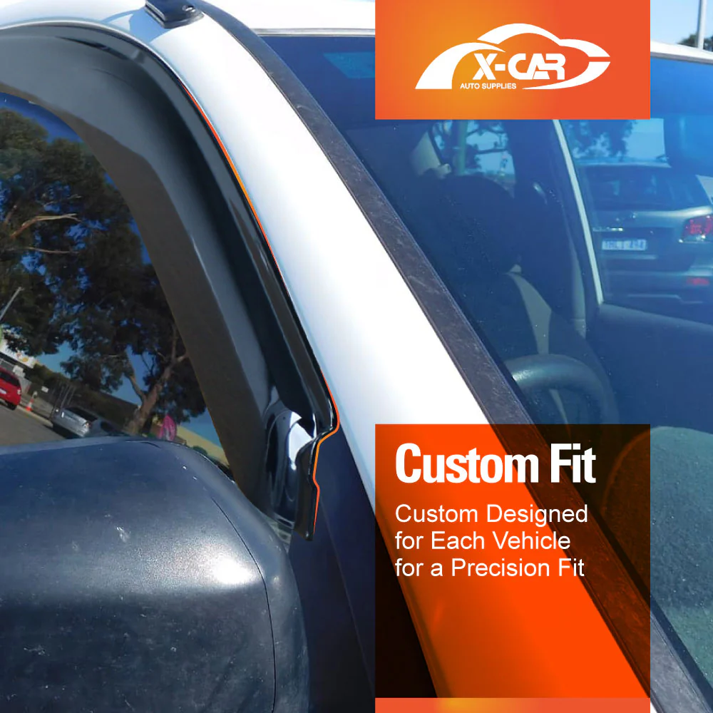 Weathershields for Mitsubishi Triton ML MN Club Cab 2006-2015 Car Weather Shields Wind Deflectors Sun Visors - Image 3