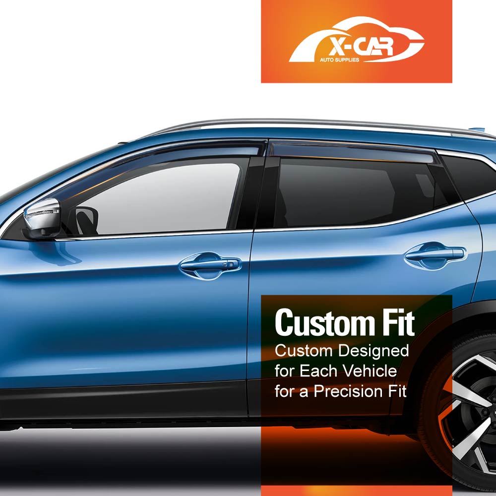 WeatherShields for Nissan QASHQAI 2014-2021 Car Weather Shields Wind Deflectors Sun Visors - Image 3