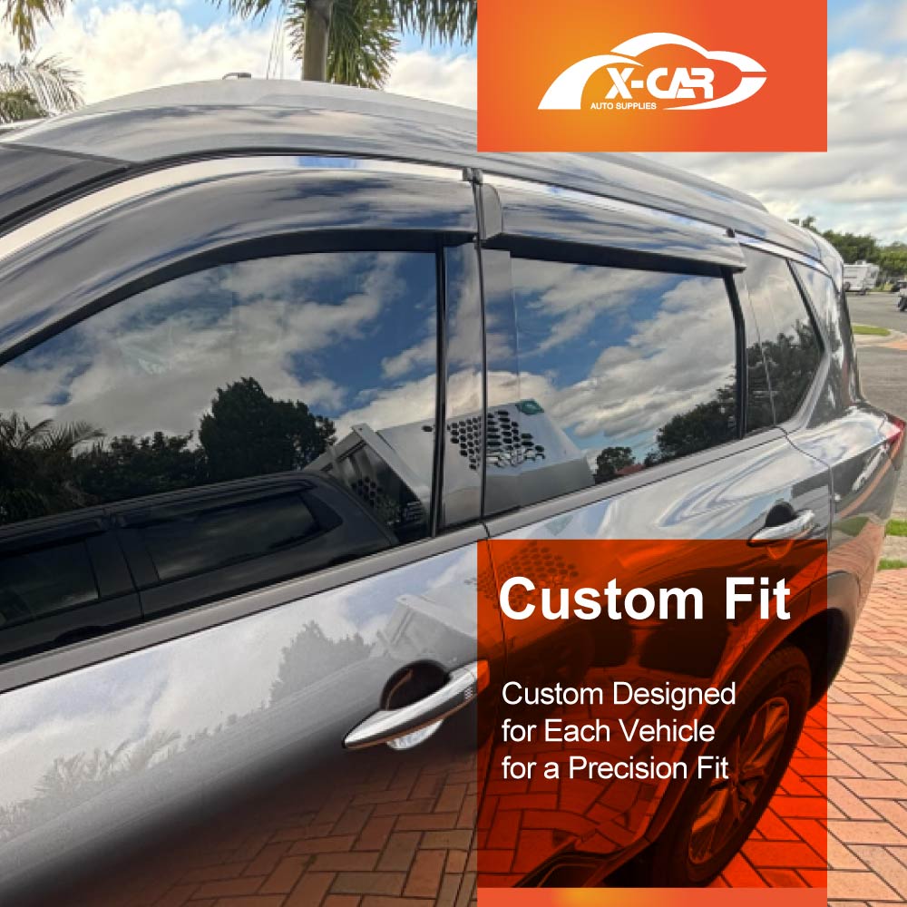 WeatherShields for Nissan X-trail Xtrail T33 2022-Onwards Car Weather Shields Visors Stainless - Image 2