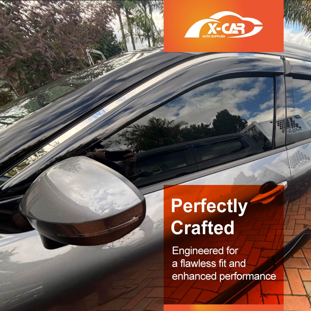 WeatherShields for Nissan X-trail Xtrail T33 2022-Onwards Car Weather Shields Visors Stainless - Image 3
