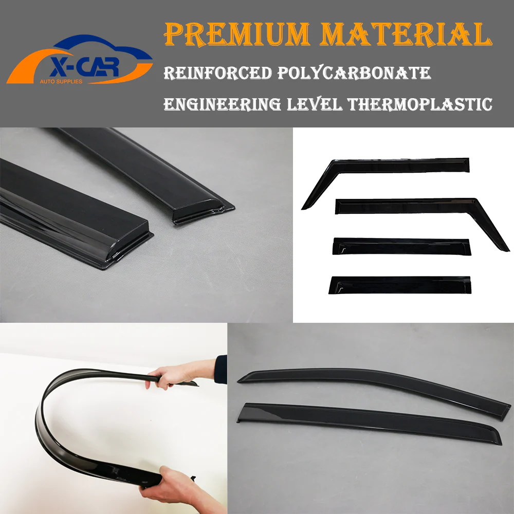 Weathershields for Suzuki Jimny 3-Door 2018-Onwards Car Weather Shields Wind Deflectors Sun Visors - Image 3