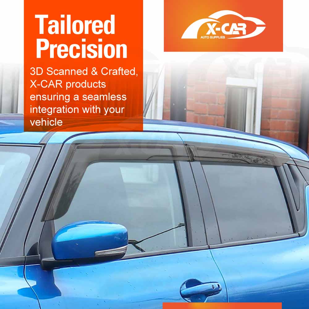 Weathershields for Suzuki Swift 2017-2024 Car Weather Shields Wind Deflectors Sun Visors - Image 3