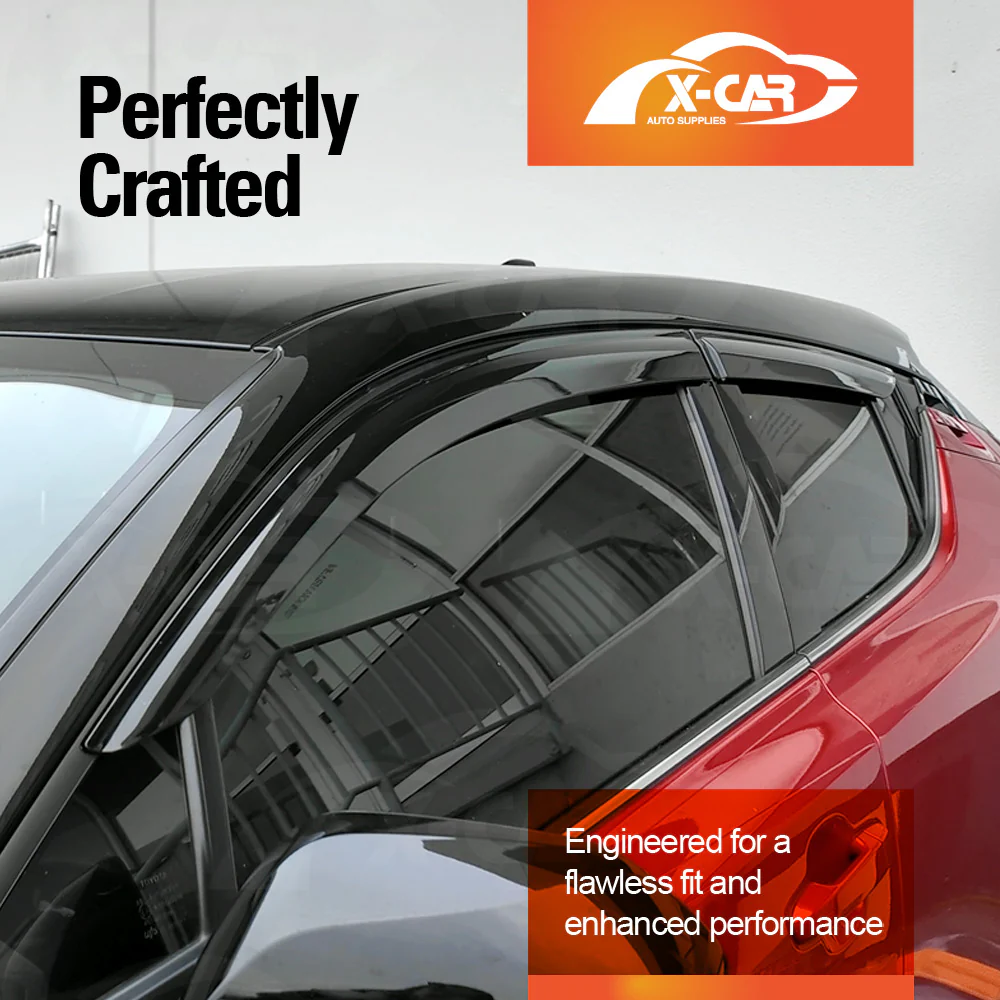 WeatherShields for Toyota CHR C-HR 2016-2023 Car Weather Shields Wind Deflectors Sun Visors - Image 5