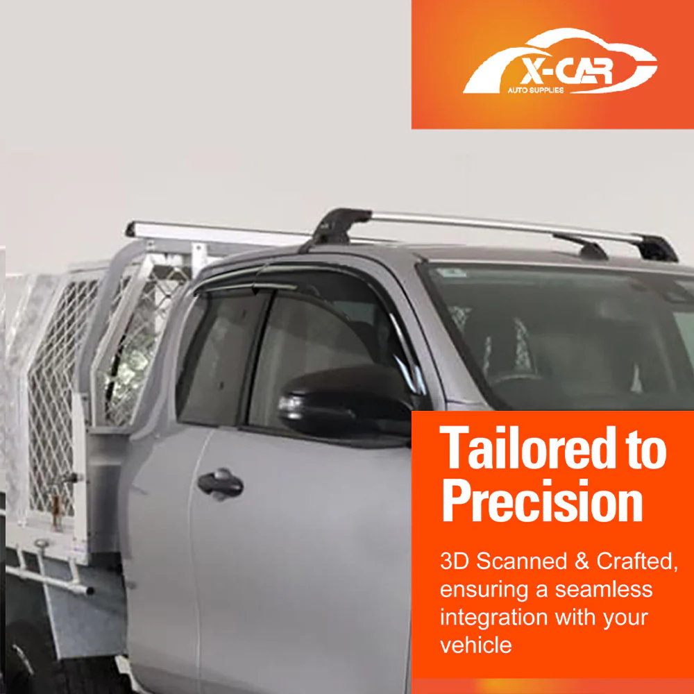 Weathershields for Toyota Hilux Auto Extra Cab 2025-Onwards Car Wind Deflectors Sun Visors - Image 2