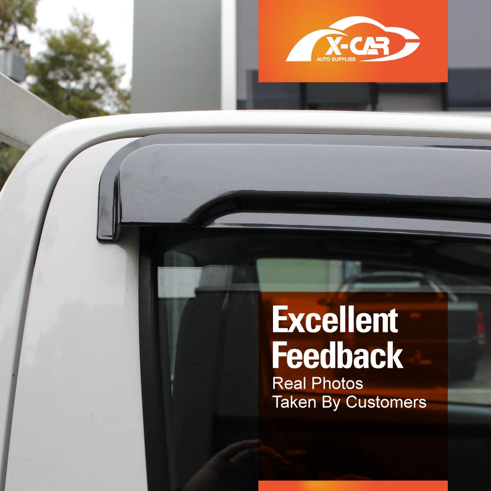 WeatherShields for Toyota Hilux Single Cab 2015-2025 Car Weather Shields Wind Deflectors Sun Visors - Image 6