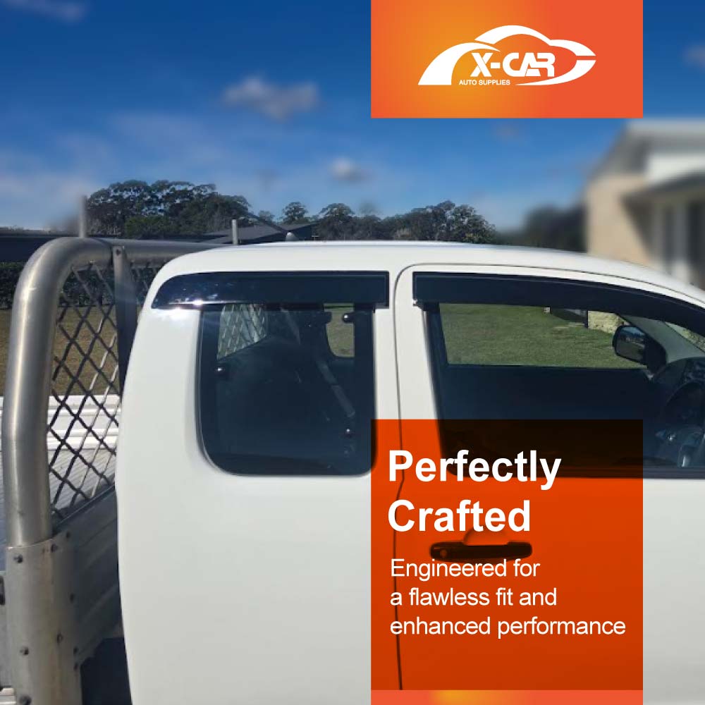 WeatherShields for Toyota Hilux SR5 Extra Cab 2005-2015 Car Weather Shields Wind Deflectors Sun Visors - Image 4