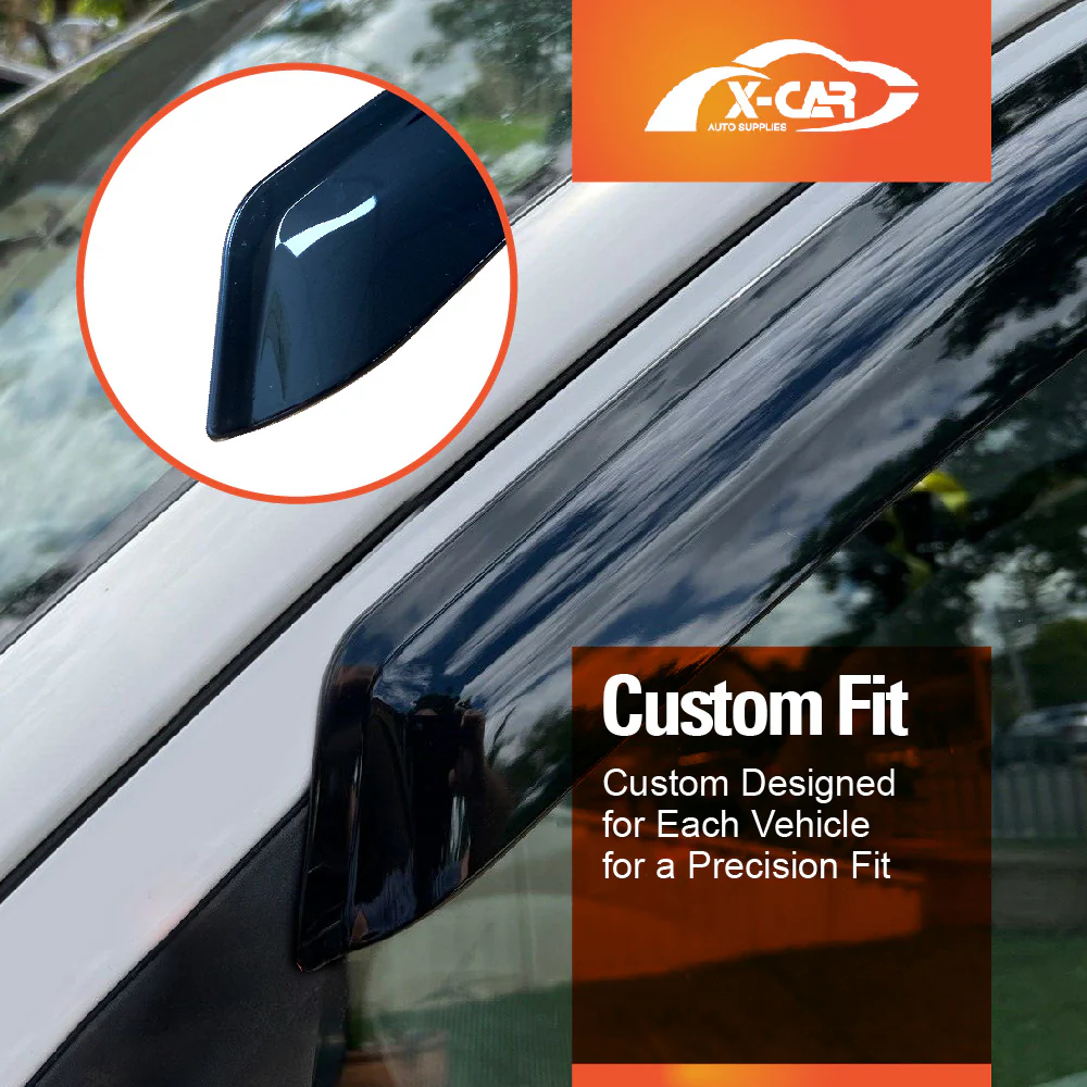 WeatherShields for Toyota Hilux SR5 Extra Cab 2005-2015 Car Weather Shields Wind Deflectors Sun Visors - Image 5