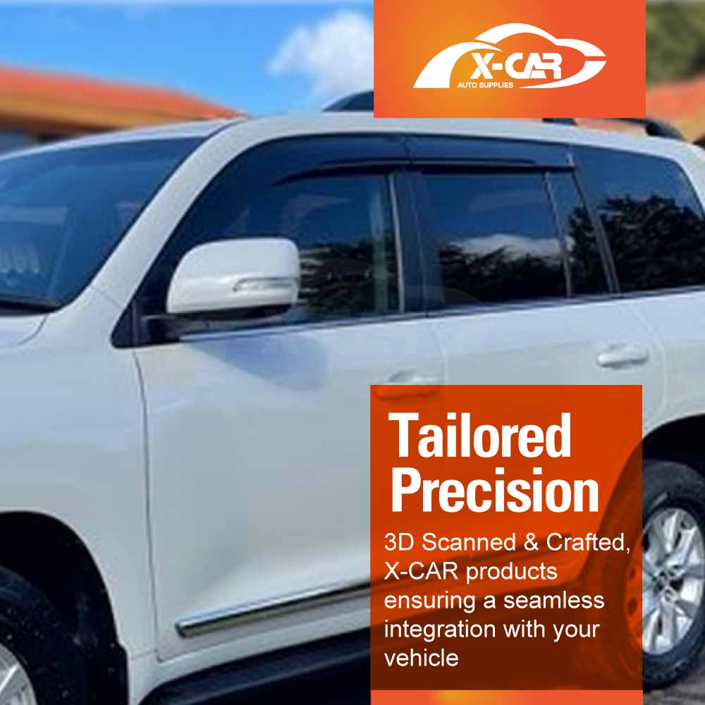 Weathershields for Toyota LandCruiser 200 Series 2007-2021 Car Weather Shields Wind Deflectors Sun Visors - Image 2