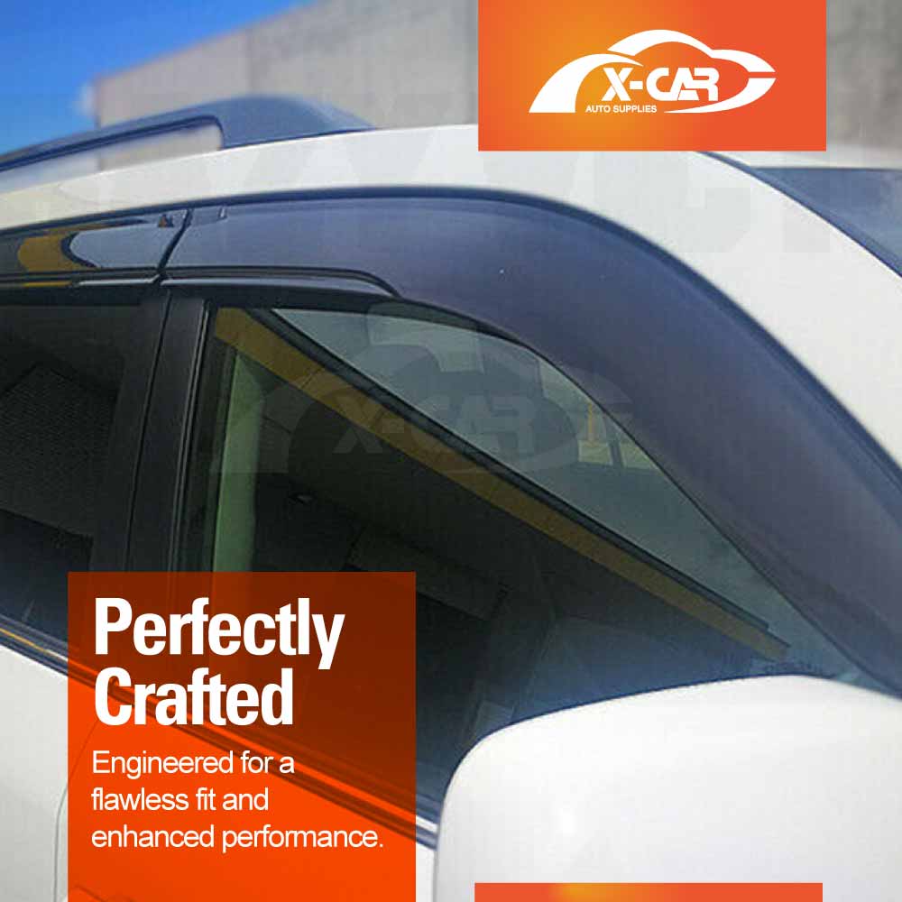 Weathershields for Toyota LandCruiser 200 Series 2007-2021 Car Weather Shields Wind Deflectors Sun Visors - Image 3
