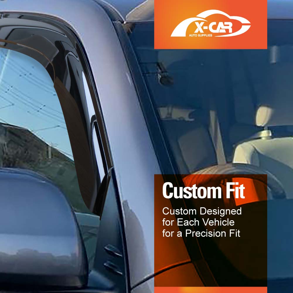 Weathershields for Toyota Prado 150 Series 2009-2024 Car Weather Shields Wind Deflectors Sun Visors - Image 3