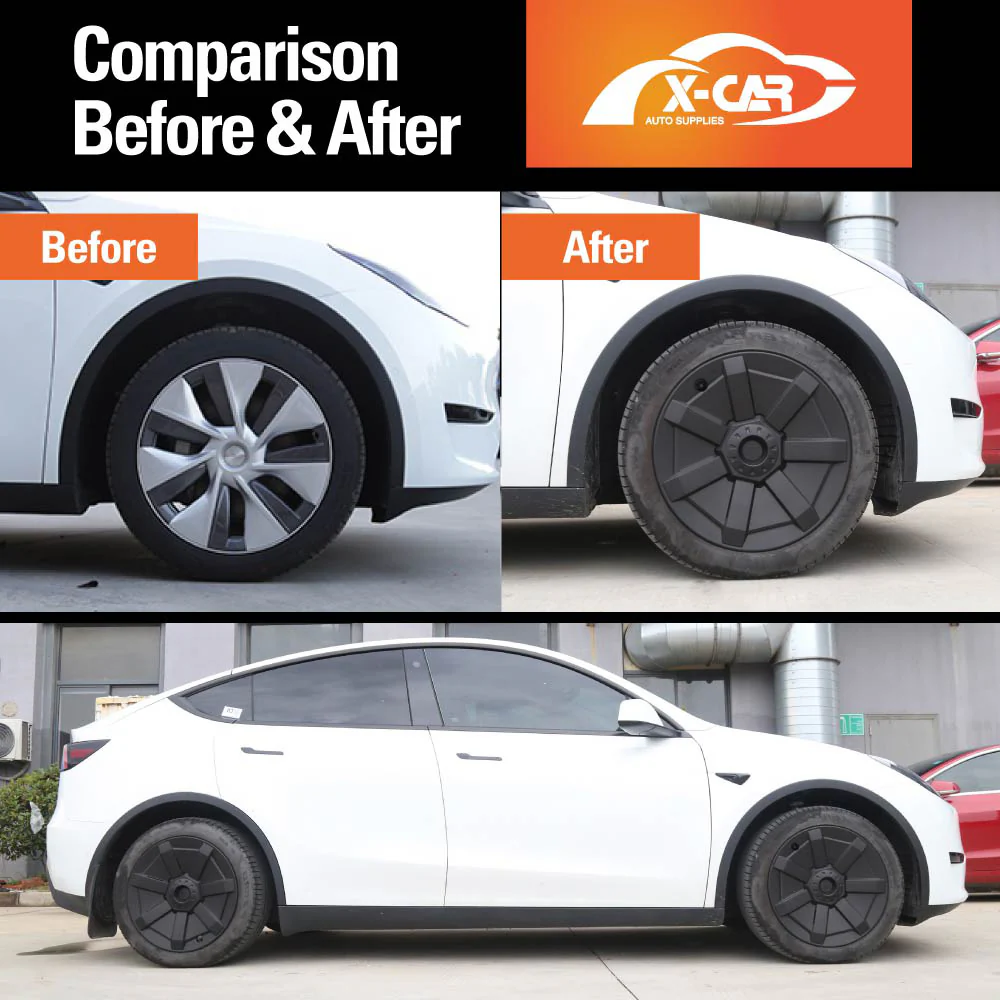 Tesla Model Y 2021-2025 19" Wheel Protector Cover Hub Caps - Image 15