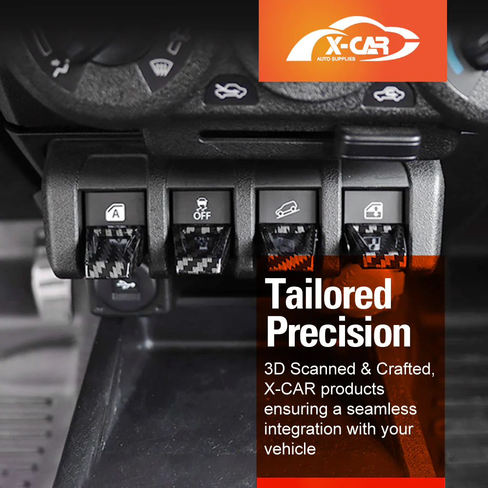 Window Lift Switch Button Trims for Suzuki Jimny 2018-Onwards - Image 4