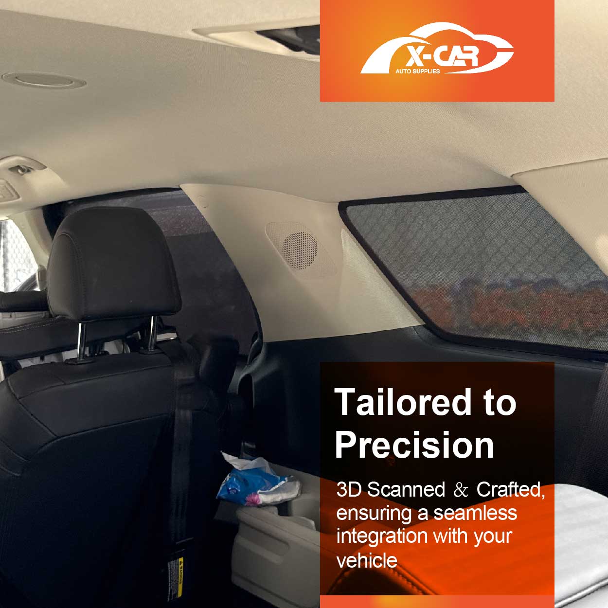 Window Sun Shades for Kia Carnival KA4 Series 2020-Onwards Rear Windscreen Blind Mesh - Image 7
