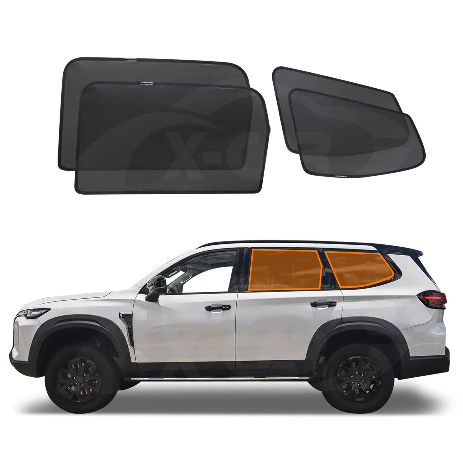 Window Sun Shades for LDV D90 2025-Onwards Sun Blind Mesh