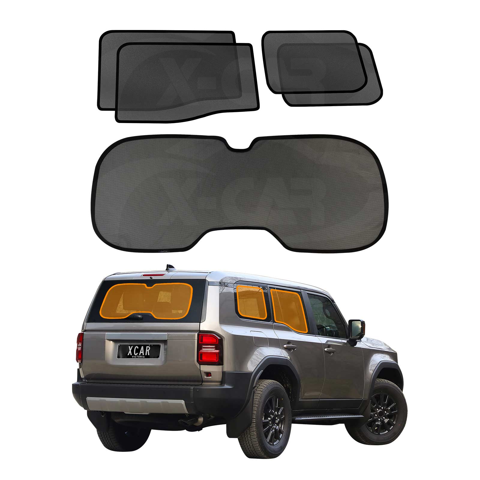 Window Sun Shades for Toyota Prado 250 Series 2024-Onwards Sun Blind Mesh - Image 18