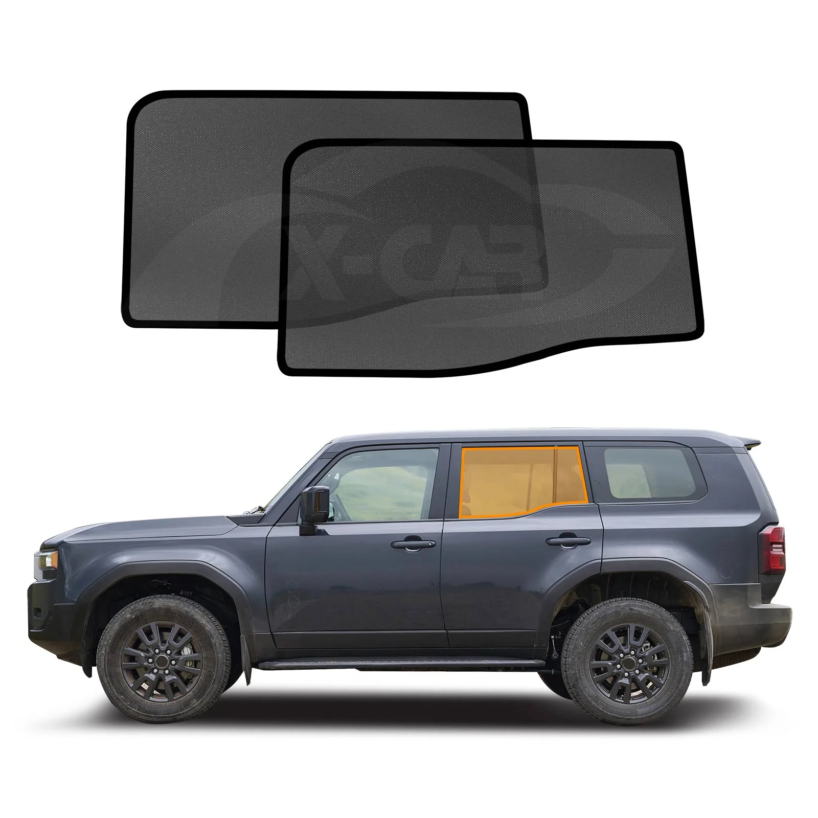 Window Sun Shades for Toyota Prado 250 Series 2024-Onwards Sun Blind Mesh - Image 23