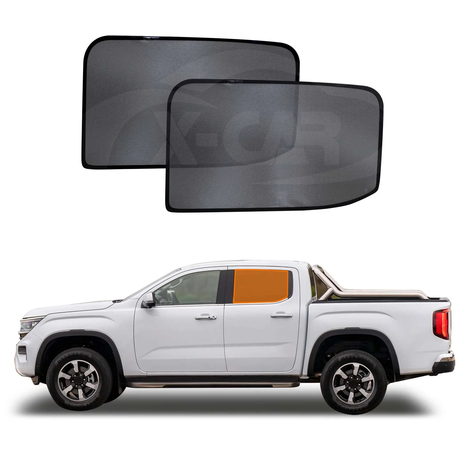 Window Sun Shades for Volkswagen Amarok NF Series Dual Cab 2023-Onwards - Image 15