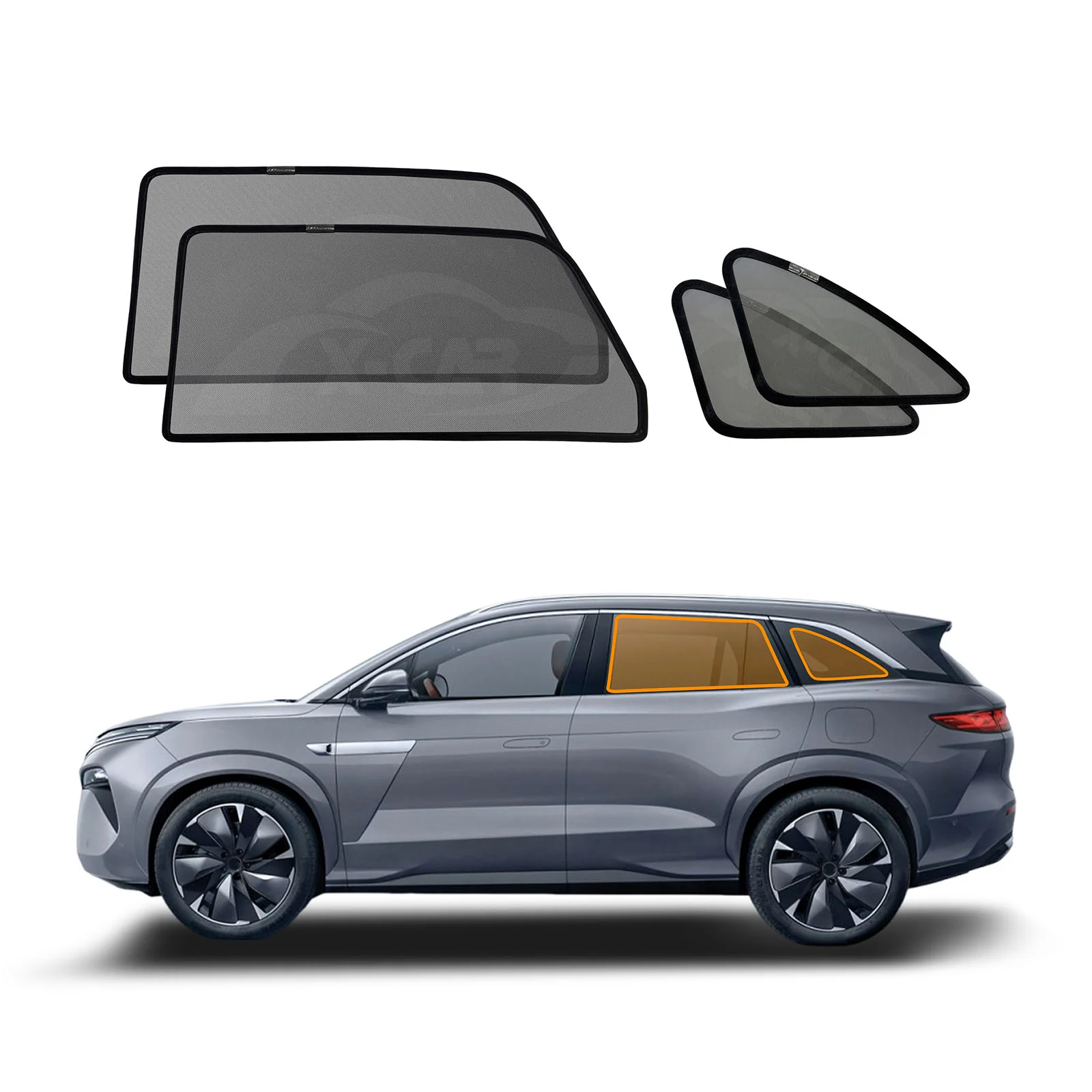 Window Sun Shades for BYD SEALION 8 SEALION8 2026-Onwards Windscreen Blind Mesh - Image 21