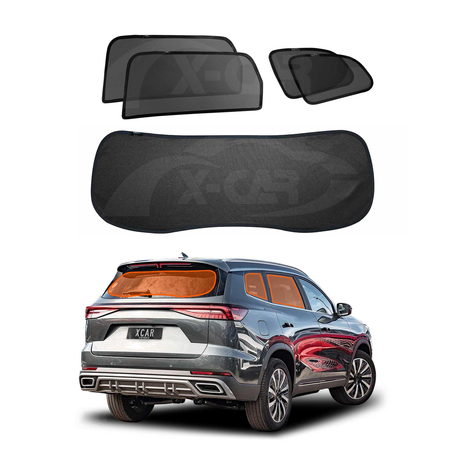 Window Sun Shades for Chery Tiggo 8 Super Hybrid 2025-Onwards Sun Blind Mesh
