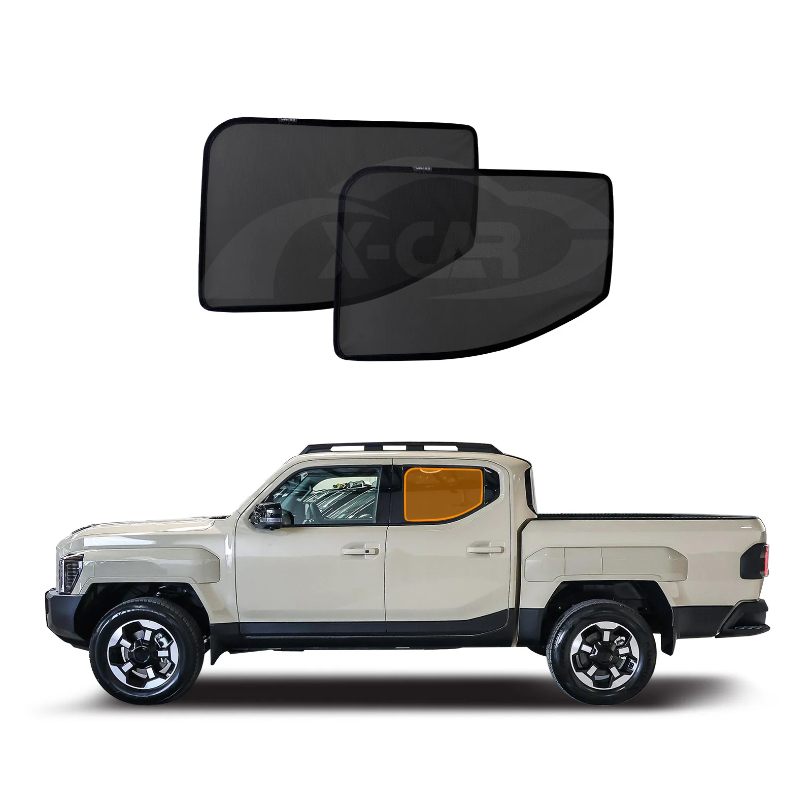 Window Sun Shades for Kia Tasman Dual Cab 2025-Onwards - Image 3