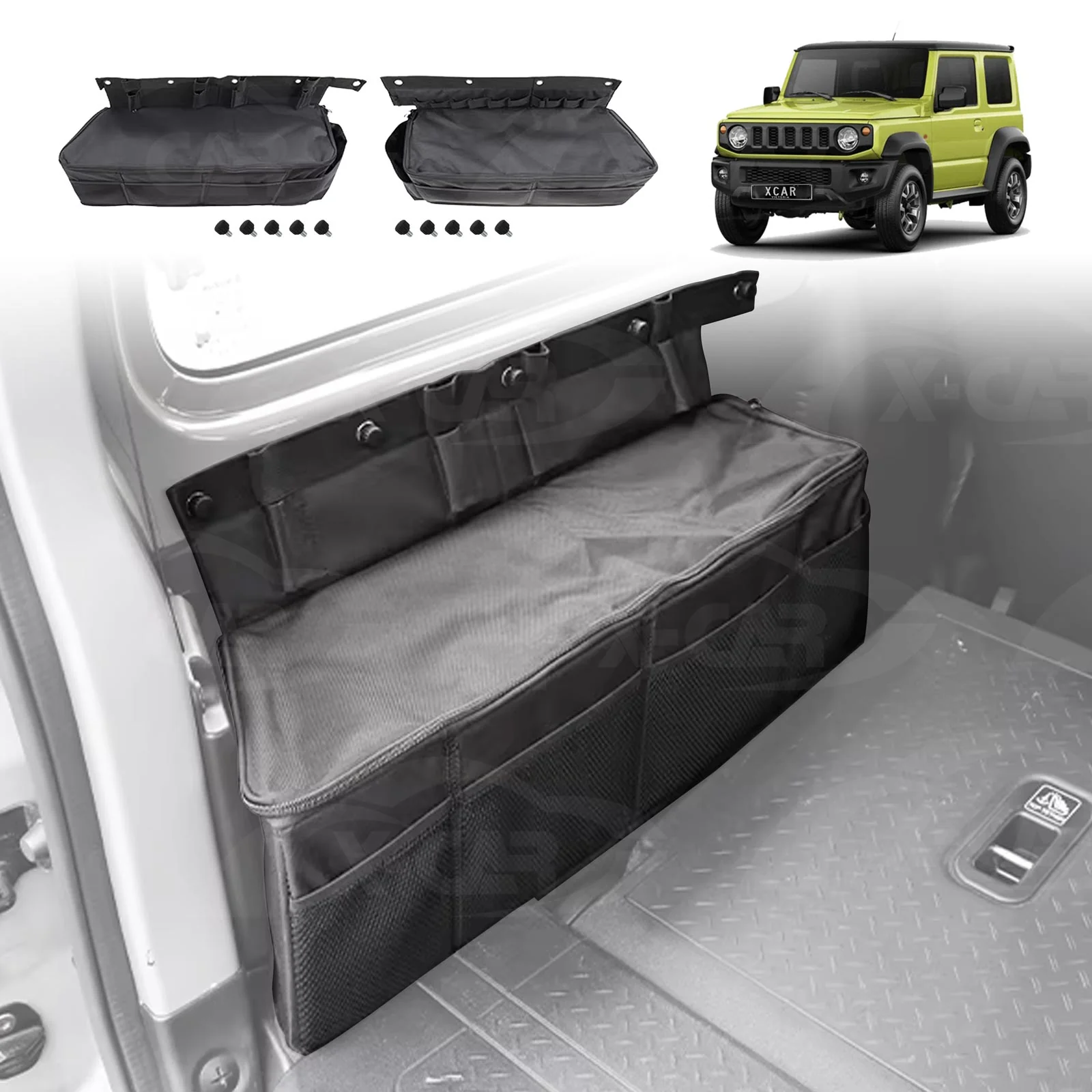 Window & Trunk Side Storage Bags for Suzuki Jimny 3-Door Auto 2018-Onwards Boot Side Organiser Car Accessories - Image 11