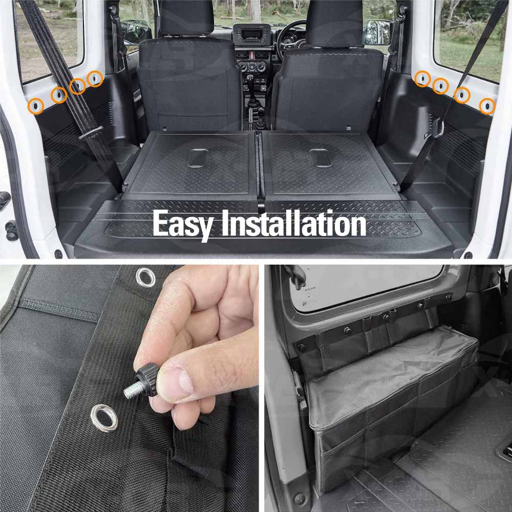 Window & Trunk Side Storage Bags for Suzuki Jimny 3-Door Auto 2018-Onwards Boot Side Organiser Car Accessories - Image 7