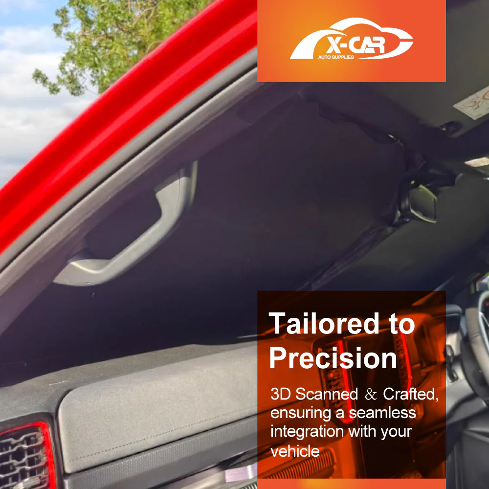 WindScreen Sun Shade For Ford Next-Gen Ranger 2022-Onwards - Image 3