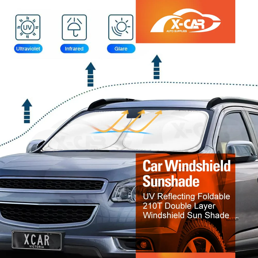 WindScreen Sun Shade for Holden Colorado 7 2012-2016 Sun Visor Protector - Image 6