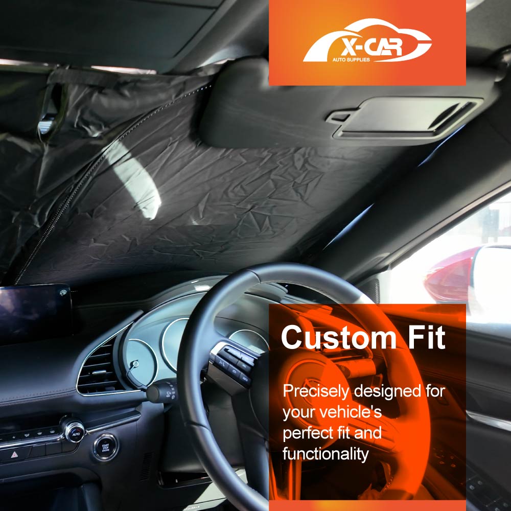 WindScreen Sun Shade for Mazda 3 BP Series 2019-Onwards WindShield Blind - Image 3