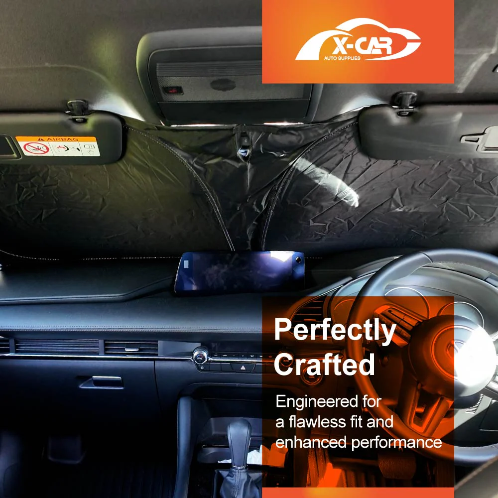 WindScreen Sun Shade for Mazda 3 BP Series 2019-Onwards WindShield Blind - Image 4