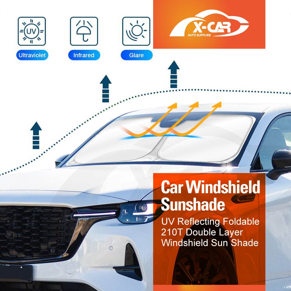 WindScreen Sun Shade for Mazda CX-70 CX70 2024-Onwards WindShield Blind - Image 9