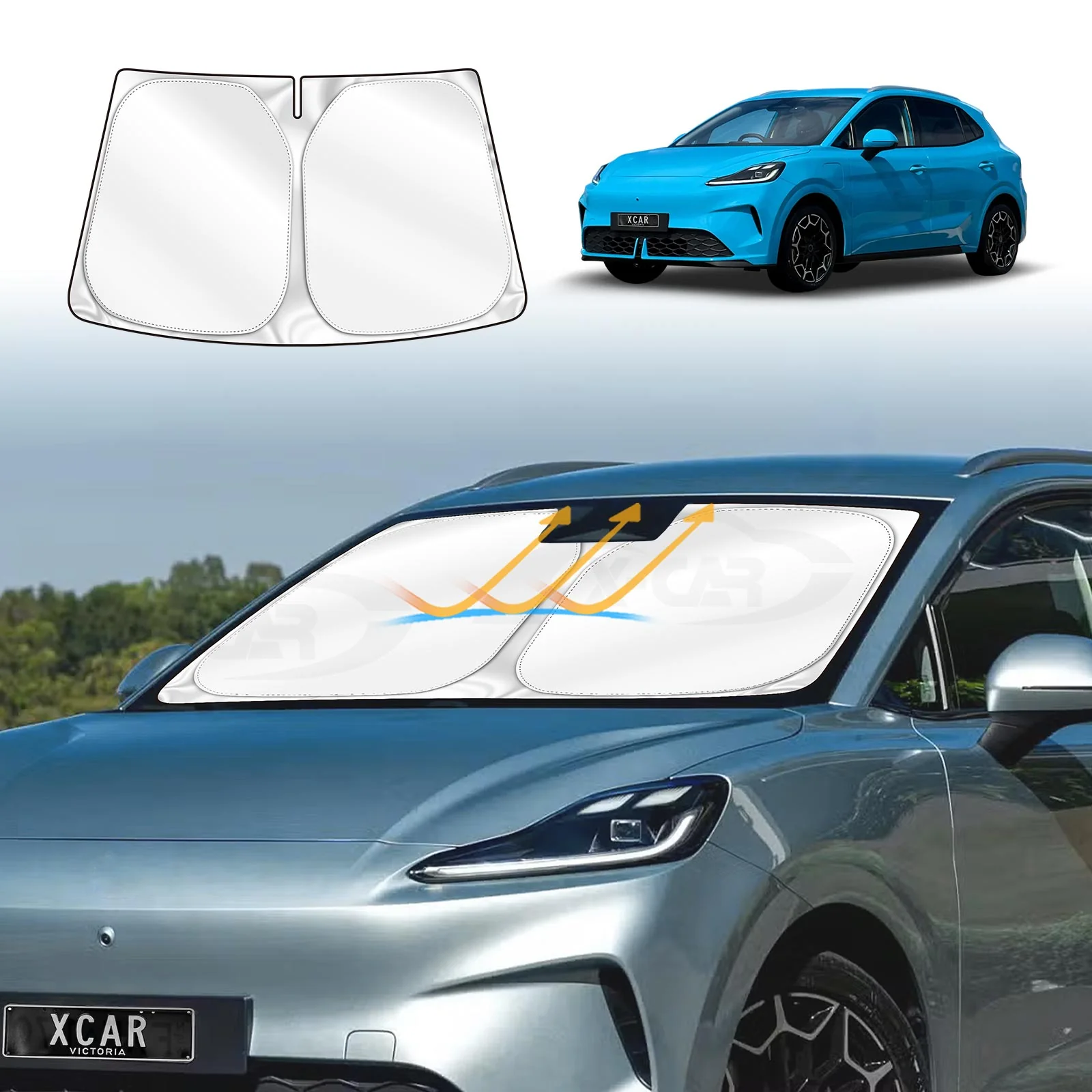 WindScreen Sun Shade for MG MG4 EV Urban 2026-Onwards WindShield Blind