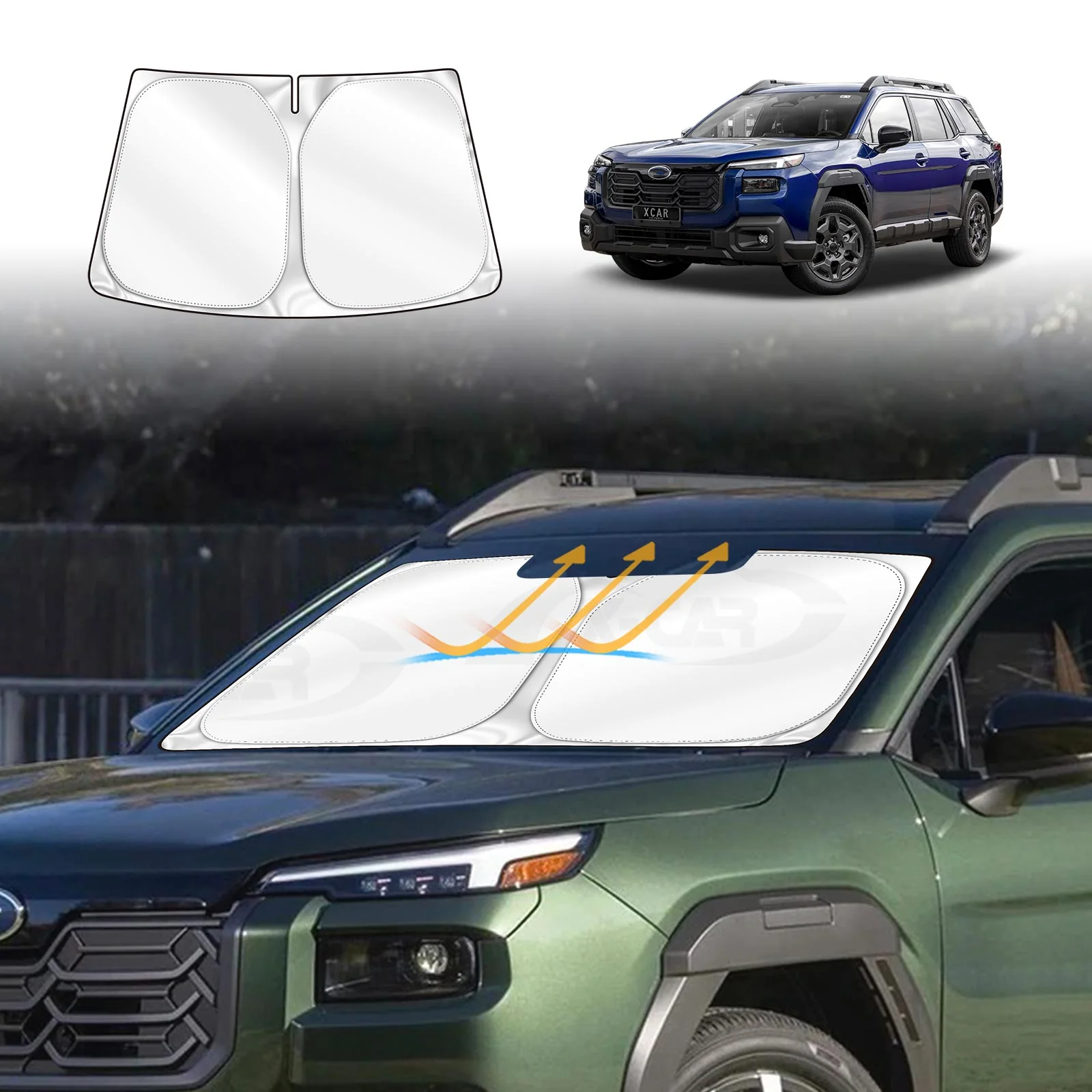 WindScreen Sun Shade for Subaru Outback 7th Gen 2025-Onwards