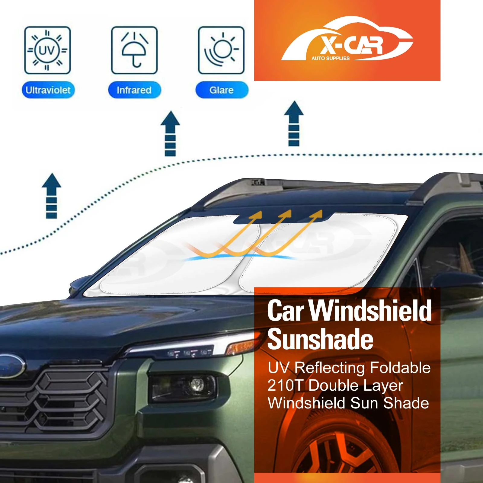 WindScreen Sun Shade for Subaru Outback 7th Gen 2025-Onwards - Image 6