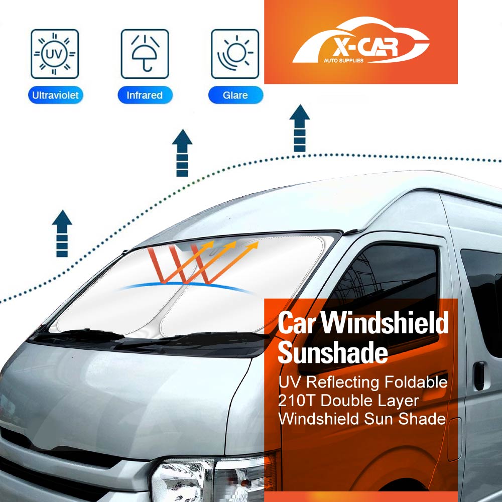 WindScreen Sun Shade For Toyota HiAce Van 2005-2018 - Image 3