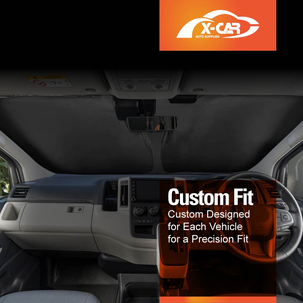 WindScreen Sun Shade For Toyota HiAce Van 2019-Onwards - Image 2