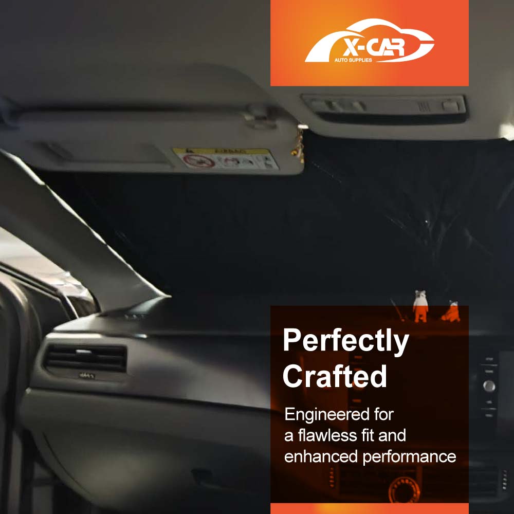 WindScreen Sun Shade for Volkswagen Polo MK6 Hatch 2018-Onwards Sun Visor Protector - Image 3