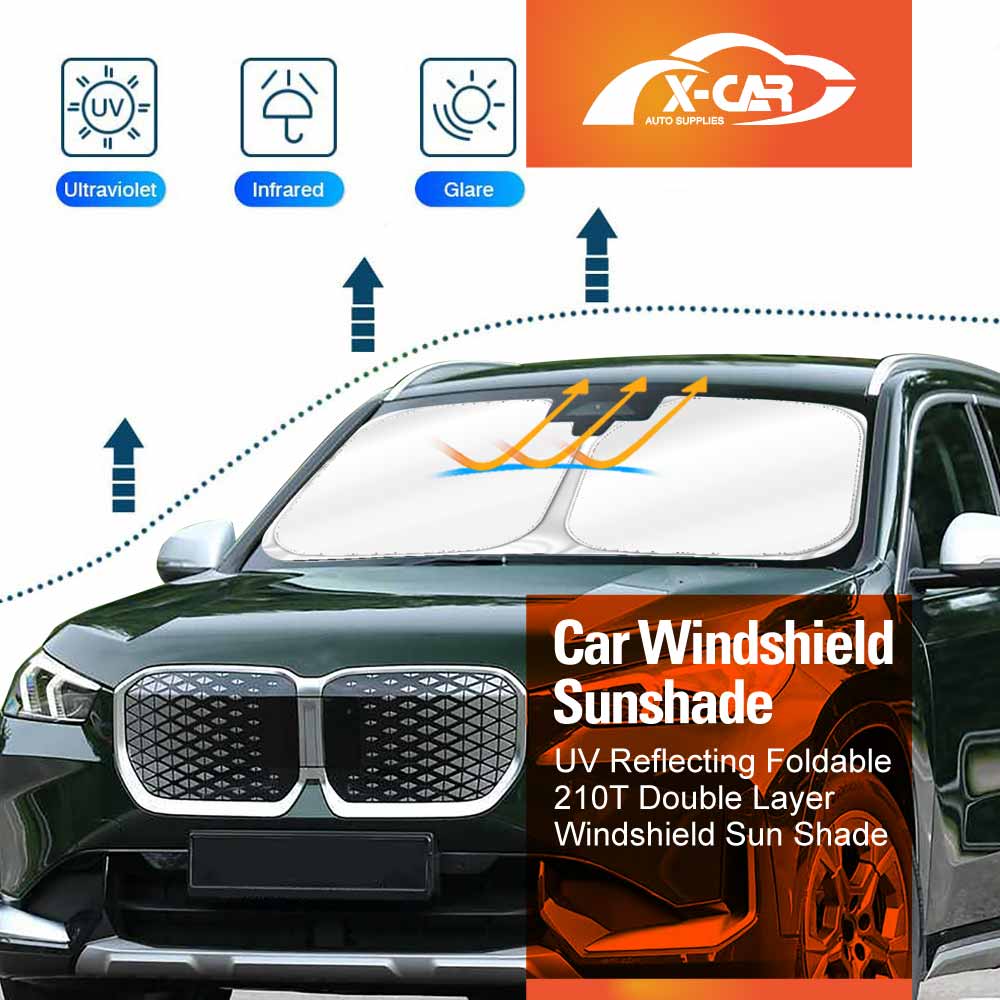 WindScreen Sun Shade for BMW iX1 2023-Onwwards WindShield Blind - Image 6