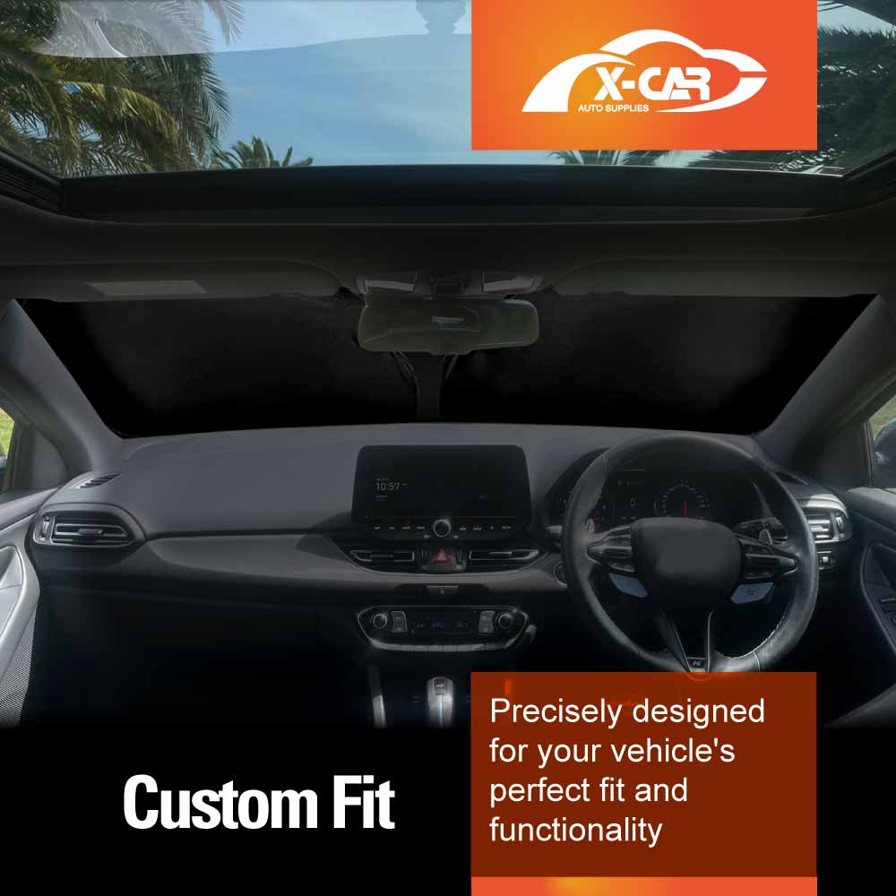 WindScreen Sun Shade for Hyundai i30 Hatchback 2018-Onwards WindShield Blind - Image 5