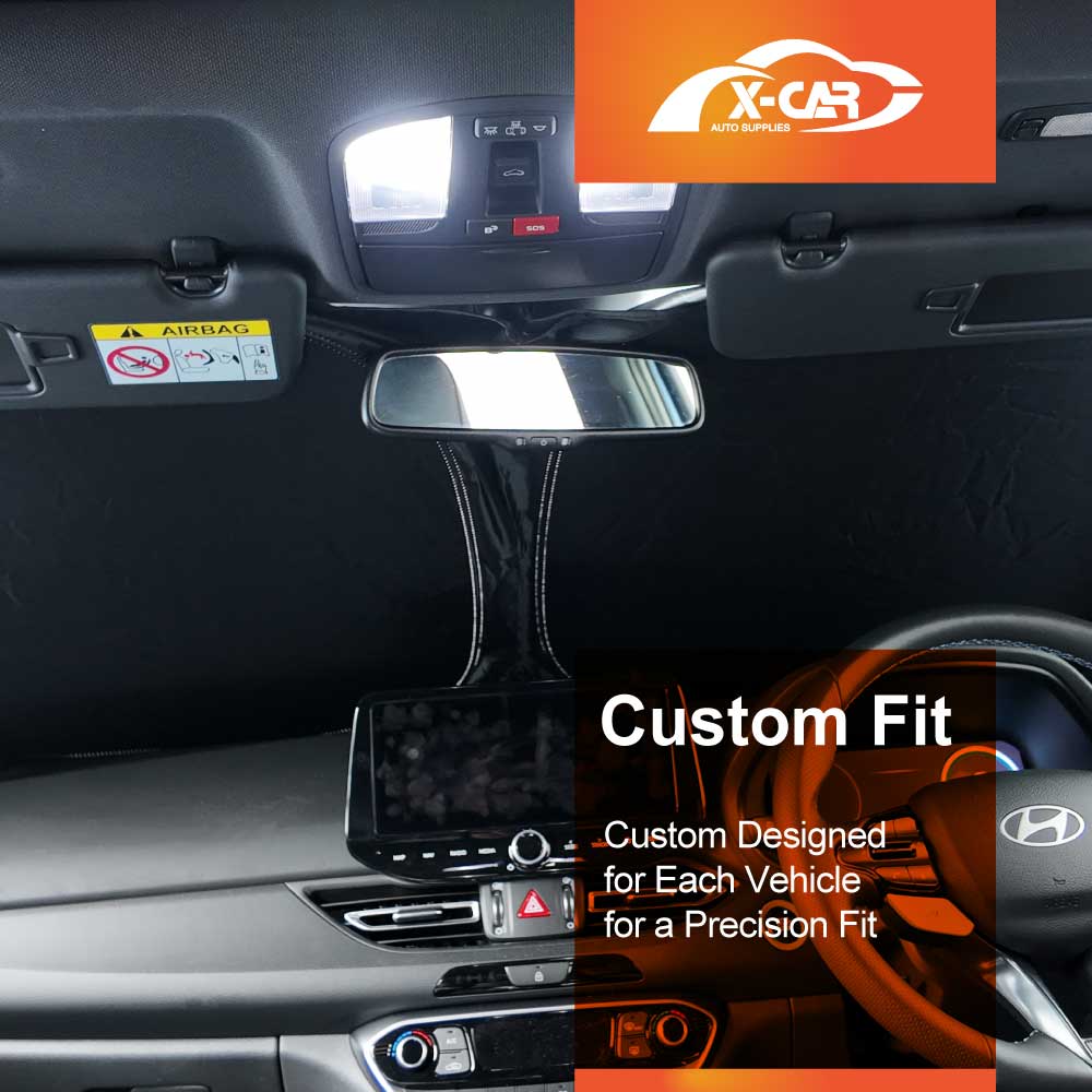 WindScreen Sun Shade for Hyundai i30 Sedan 2020-Onwards WindShield Blind - Image 3