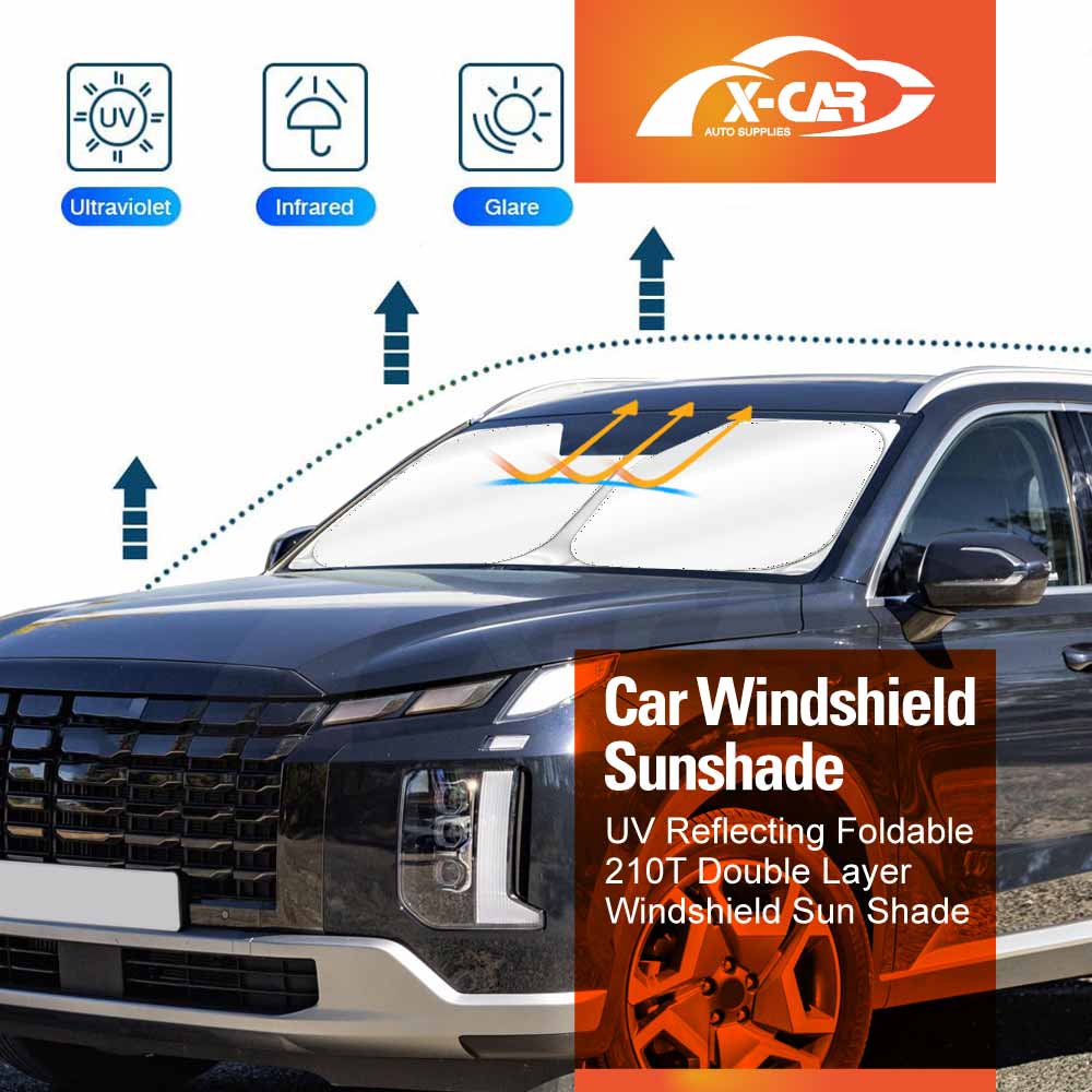 WindScreen Sun Shade for Hyundai Palisade 2020-2025 WindShield Blind - Image 5