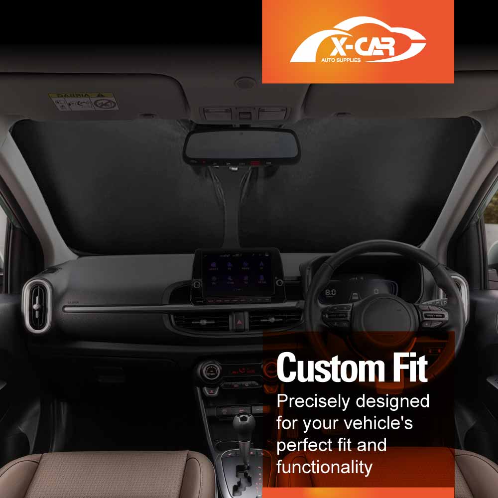 WindScreen Sun Shade for Kia Picanto 2016-Onwards WindShield Blind - Image 5