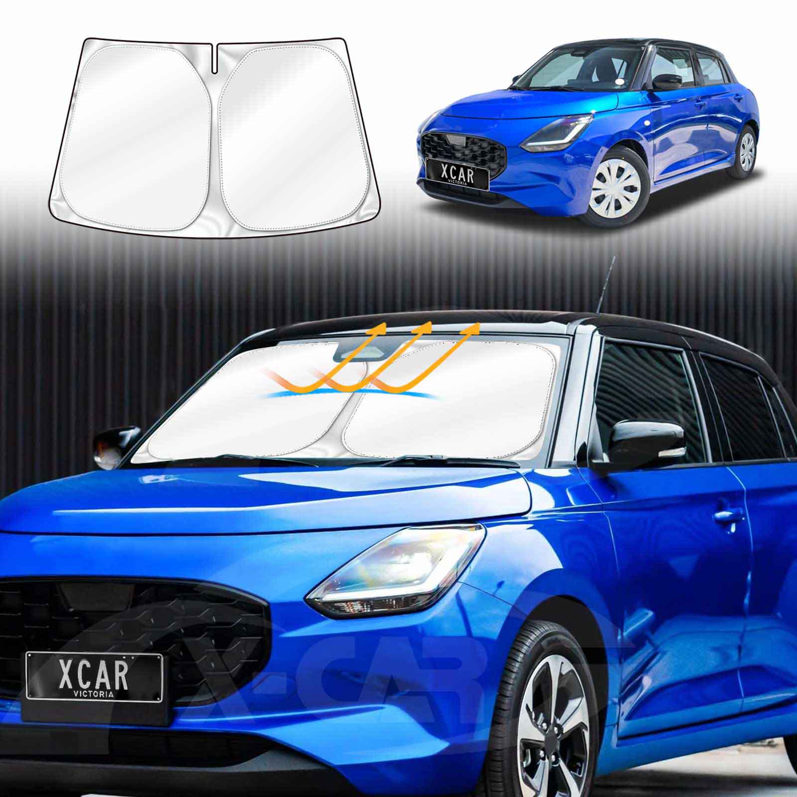 WindScreen Sun Shade for Suzuki Swift 4th Gen 2024-Onwards WindShield Blind