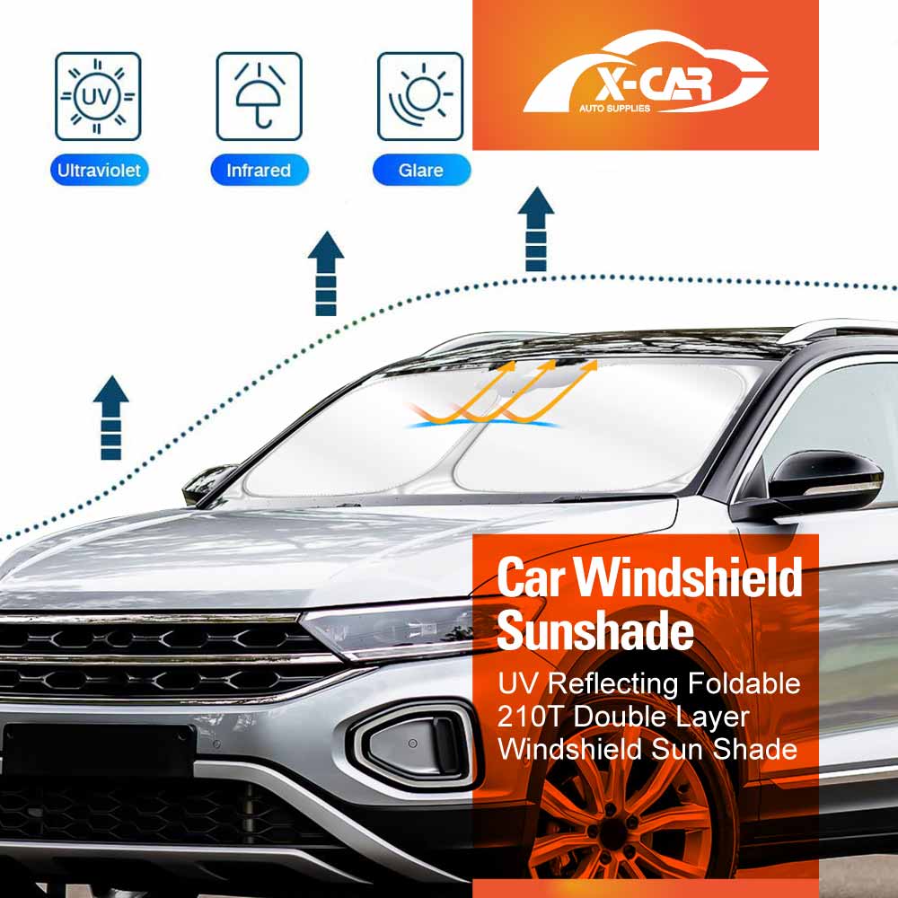 WindScreen Sun Shade for Volkswagen T-Roc 2020-2026 WindShield Blind - Image 3